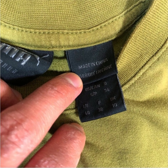 Puma Women’s Crop Top Sweatshirt Size S/P - Picture 7 of 10